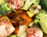 全てレンジ豚こま団子根菜梅肉入り生姜焼風作り方11写真