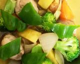 全てレンジ豚こま団子根菜梅肉入り生姜焼風作り方13写真