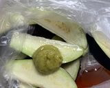 水茄子のわさび浅漬け作り方2写真