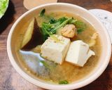 やきとり缶で具沢山味噌汁作り方6写真