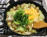 たまごと豚キャベツのオイスター炒め。作り方6写真