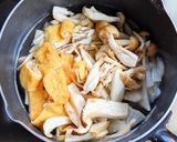 キノコと大根の味噌汁作り方4写真