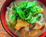 キノコと大根の味噌汁作り方6写真