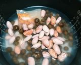 茅乃舎出汁でむかごと生落花生の炊き込ご飯作り方3写真