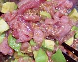 男と女のロマン！まぐろの漬け丼！ポキ丼！作り方7写真