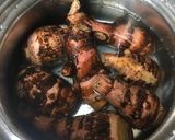 里芋と豚肉の生姜煮作り方3写真