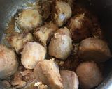 里芋と豚肉の生姜煮作り方14写真