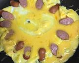 お花みたい♪簡単ソーセージエッグパン作り方4写真