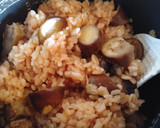 なすびの和風炊き込みご飯(簡単)作り方6写真