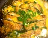 卵1個で☆時短ネギだく&つゆだくカツ丼☆作り方7写真