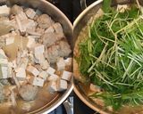 山椒風味の鶏団子と大根の豚骨スープ作り方5写真
