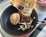 きのこのヘルシー煮込みハンバーグ作り方5写真