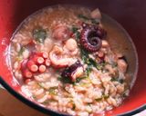 タコと大葉の中華粥作り方4写真
