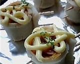 お弁当、おつまみ♪クル②ウインナ竹輪焼き作り方3写真