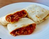 【軽食】もっちり♪ハムチーズブリトー作り方8写真