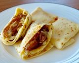【軽食】もっちり♪ハムチーズブリトー作り方9写真