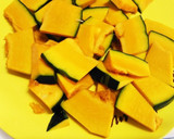 竹輪とかぼちゃの胡麻マヨネーズ和え♪作り方1写真