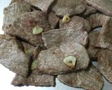 ♪牛もも肉の赤ワイントマト煮込み作り方4写真