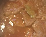 ♪牛もも肉の赤ワイントマト煮込み作り方7写真