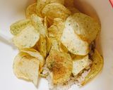 海苔まみれのりしおポテチおにぎり作り方1写真