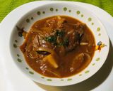 ♪牛もも肉の赤ワイントマト煮込み作り方8写真