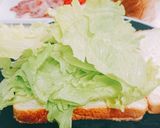 大蔵部長の朝ごはん☀️ＢＬＴサンド作り方4写真