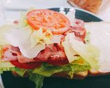 大蔵部長の朝ごはん☀️ＢＬＴサンド作り方7写真