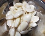 にんにくスライスのオリーブオイル漬け作り方1写真