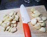 にんにくスライスのオリーブオイル漬け作り方3写真