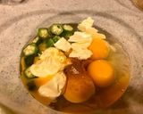 おくらのふわふわ卵焼き作り方1写真