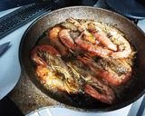 貴女風味でアルゼンチン海老とゴマ茄子❤️作り方1写真