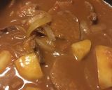 ♪牛もも肉の赤ワイントマト煮込み作り方6写真