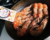 貴女風味でアルゼンチン海老とゴマ茄子❤️作り方7写真