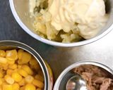じゃがりこでコーンとツナのポテトサラダ作り方5写真
