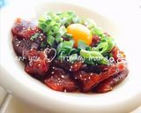 驚愕NO.28 まぐろのユッケ風作り方7写真