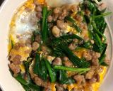 ひき肉のニラ玉作り方11写真