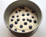 ブルーベリーのクランブルチーズケーキ作り方10写真