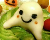 おばけちゃんのハロウィンかぼちゃサラダ作り方4写真
