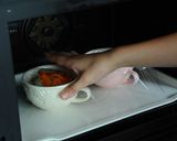 人参とソーセージのレンジでたまごスープ作り方6写真