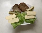 食パンで簡単チーズバーガー作り方2写真