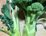 ブロッコリーの花柄はシャキシャキ〜橤作り方1写真