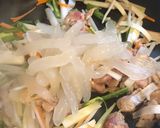 短い麺の炒め物作り方5写真