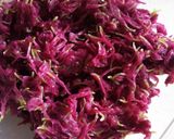 ピンクの菊「もってのほか」茹で方作り方5写真