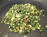 カブの葉の炒め物、ふりかけ、炒飯の具作り方5写真