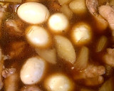 大根と鶏手羽元とゆで卵のこっくり煮♪作り方5写真