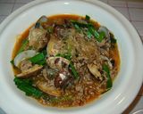 アサリと豚肉の麻婆春雨作り方4写真