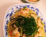 美味しい☆バジル風味の海老パスタ♪作り方7写真