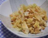 キャベツとニンニクの胡麻和え♪作り方5写真