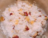 圧力鍋！バターでコク旨、さつま芋ご飯作り方12写真