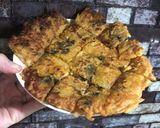 キムチと海苔でタレなしでも美味しいチヂミ作り方5写真